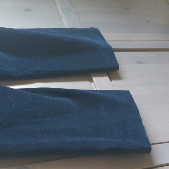 Lauren Ralph Lauren Blue Velvet Dress Pants - Picture 7 of 7